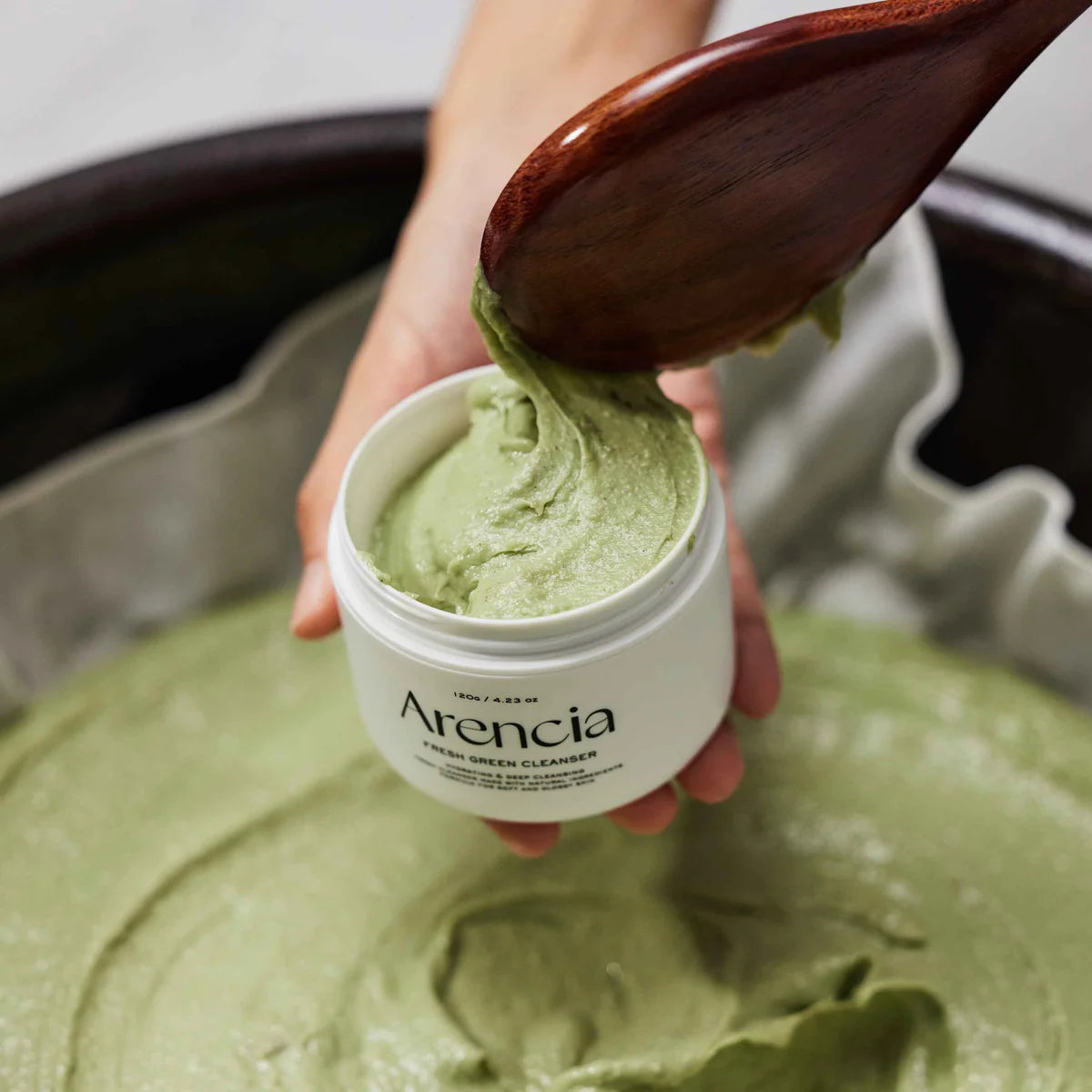 Arencia Fresh Green Rice Mochi Cleanser
