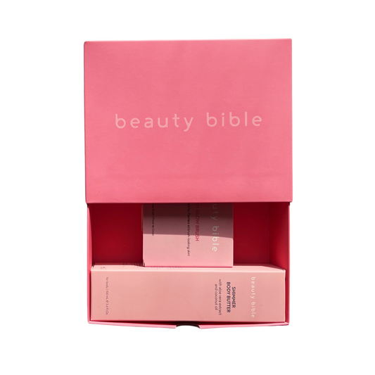 GLOW KIT - shimmer body butter + body glow brush