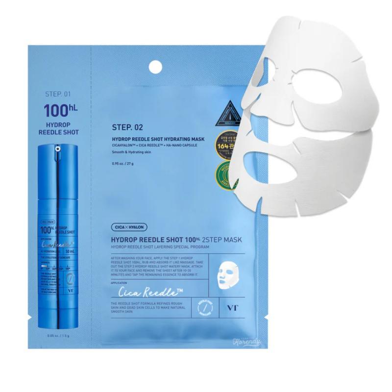 VT Cosmetics Hydrop Reedle Shot 100HL 2 Step Mask