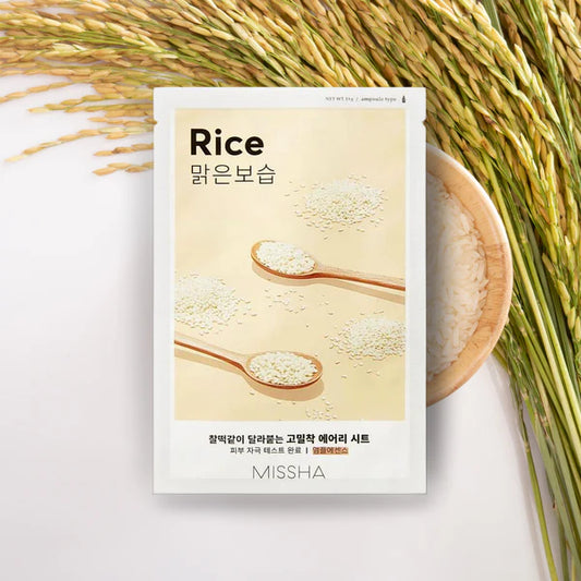 Missha Airy Fit Sheet Mask Rice
