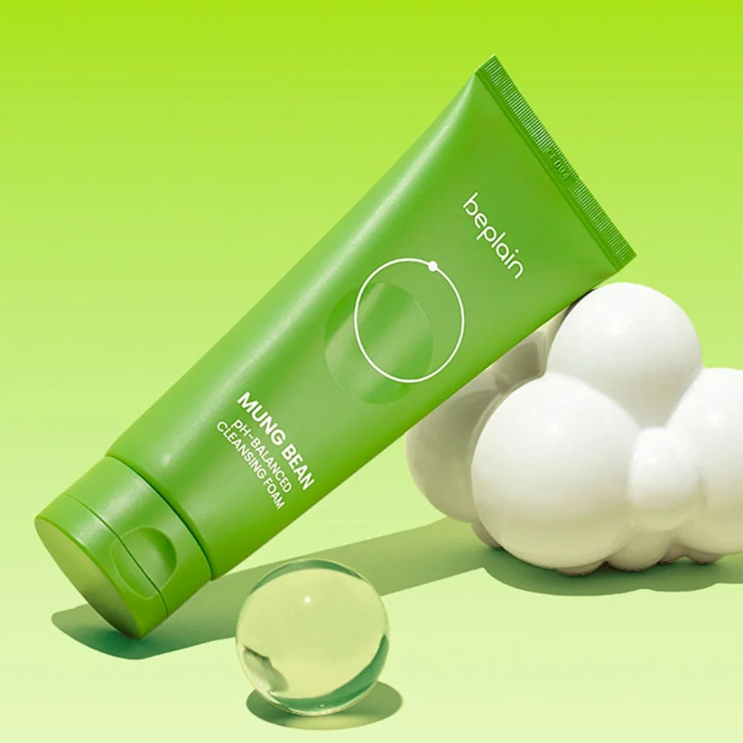 Beplain Mung Bean Greenful pH balanced Cleansing Foam - 80ml