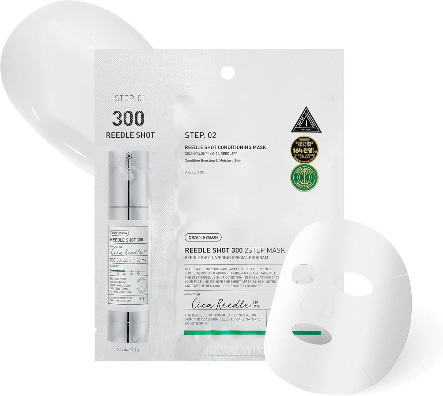 VT Cosmetics Reedle Shot 300 2-Step Mask