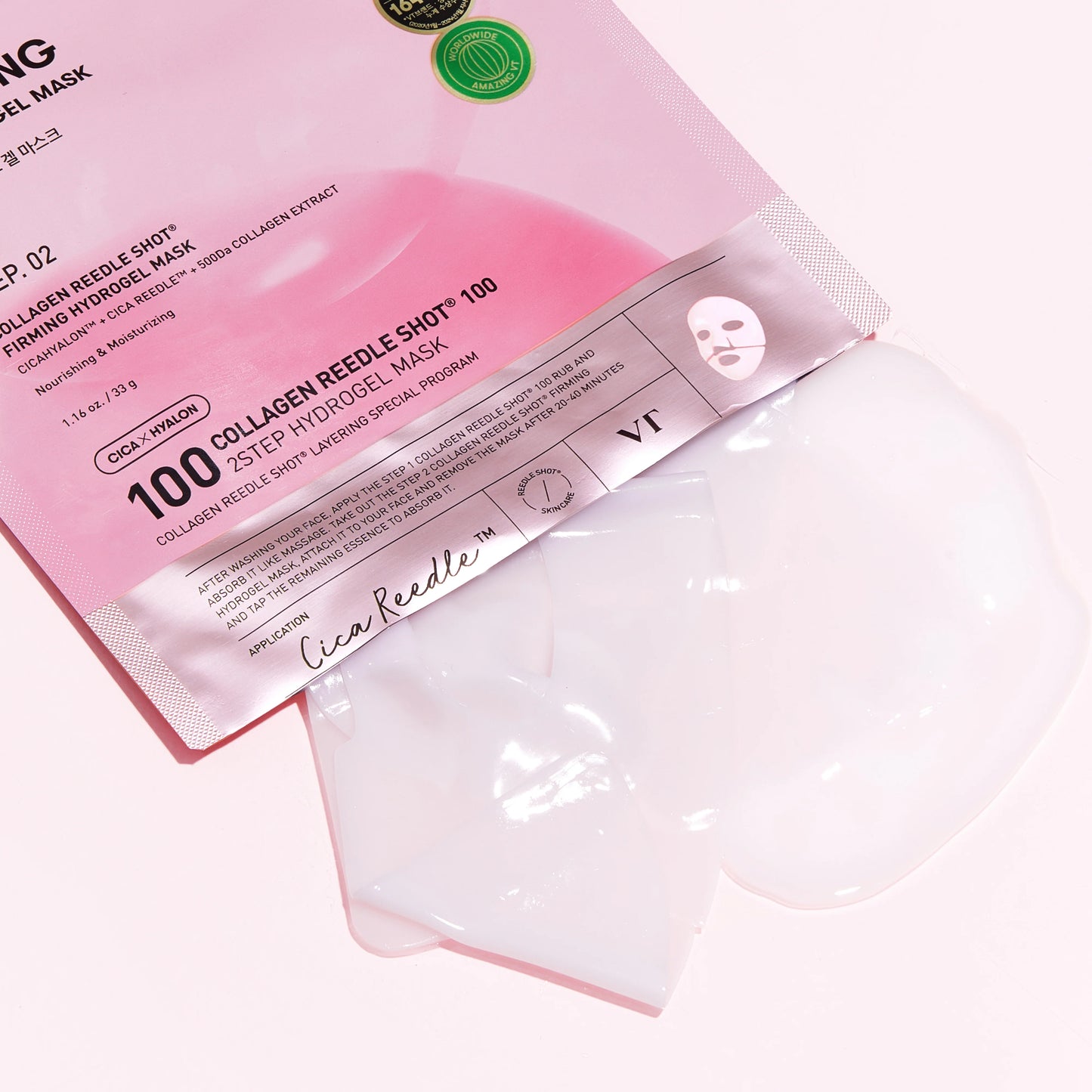 VT Cosmetics Collagen Reedle Shot 100 2Step Hydrogel Mask 