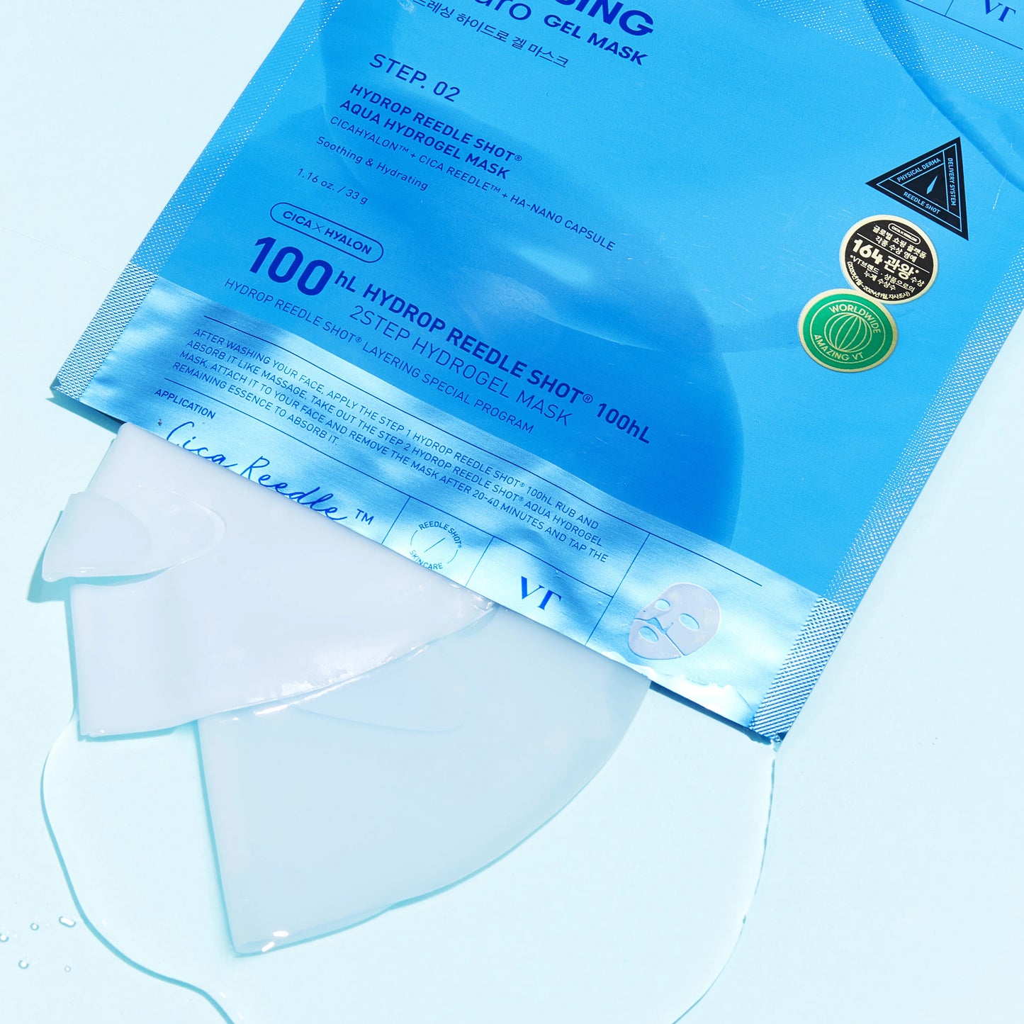 VT Cosmetics Hydrop Reedle Shot 100HL 2 Step Mask