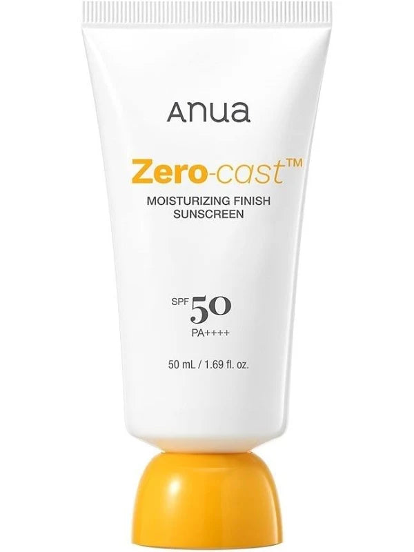 Anua Zero-Cast Moisturizing Finish Sunscreen SPF50