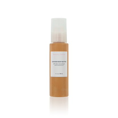 GLOW KIT - shimmer body butter + body glow brush